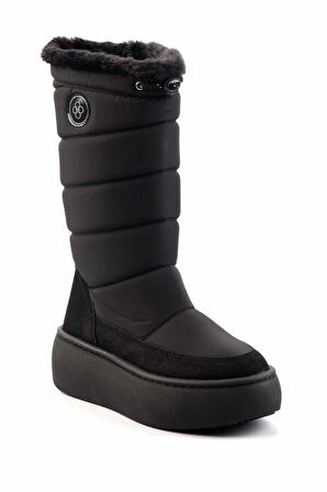 Mat Siyah Paraşüt  Kadın Bot & Bootie K02102011667