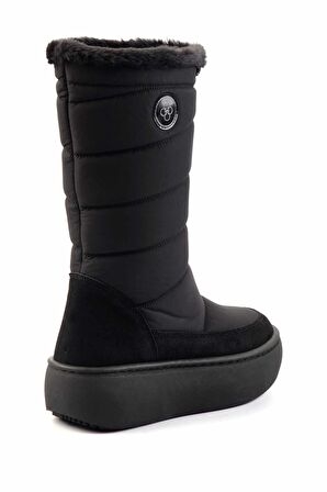 Mat Siyah Paraşüt  Kadın Bot & Bootie K02102011667