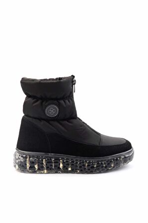 Mat Siyah Paraşüt  Kadın Bot & Bootie K02102031667