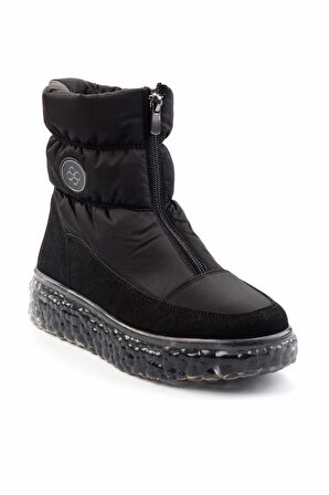Mat Siyah Paraşüt  Kadın Bot & Bootie K02102031667