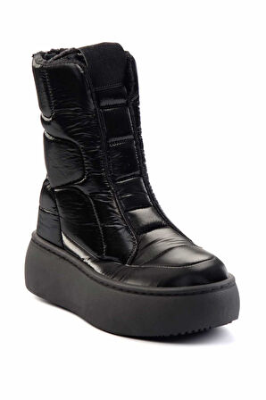 Parlak Siyah  Kadın Bot & Bootie K02102011067