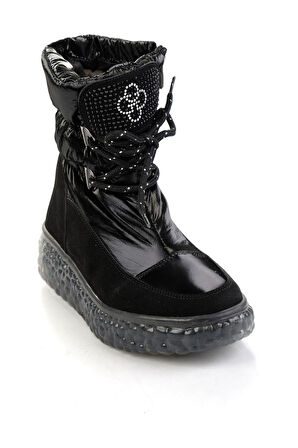 Parlak Siyah  Kadın Bot & Bootie K02102031467