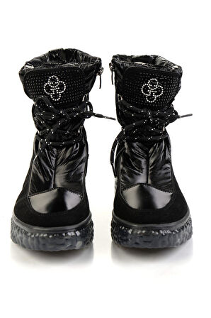 Parlak Siyah  Kadın Bot & Bootie K02102031467