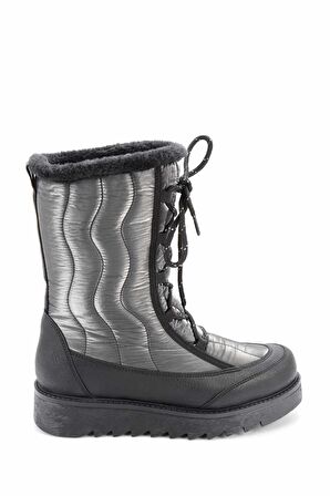 Bambi Platin Rugan  Kadın Bot & Bootie K02102270067