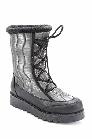 Bambi Platin Rugan  Kadın Bot & Bootie K02102270067