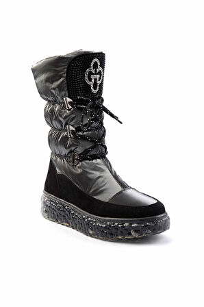 Parlak Platin  Kadın Bot & Bootie K02102031067
