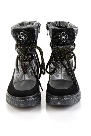 Parlak Platin  Kadın Bot & Bootie K02102031467