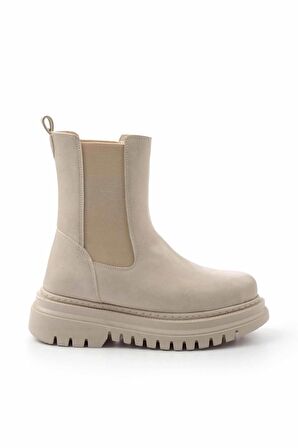 Bej  Kadın Bot & Bootie K02129051509