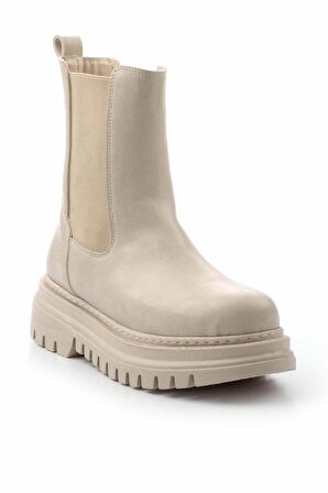 Bej  Kadın Bot & Bootie K02129051509