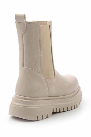 Bej  Kadın Bot & Bootie K02129051509