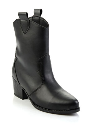 Siyah  Kadın Bot & Bootie K02138050409