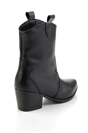 Siyah  Kadın Bot & Bootie K02138050409