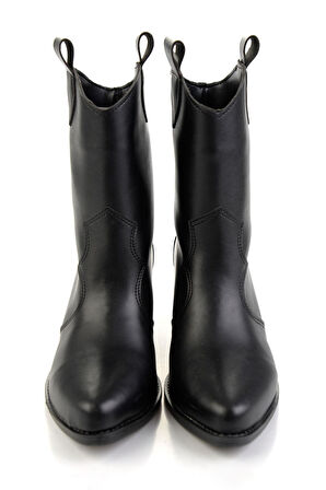 Siyah  Kadın Bot & Bootie K02138050409