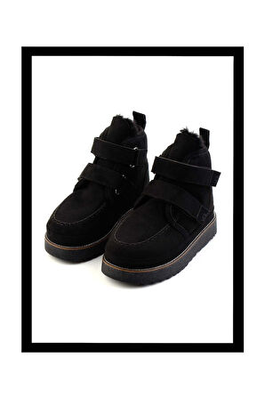 Siyah Süet   Kadın Bot & Bootie K02140434002