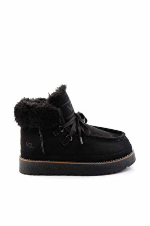 Siyah Süet   Kadın Bot & Bootie K02140434502