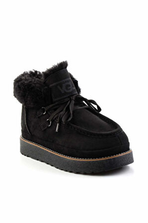 Siyah Süet   Kadın Bot & Bootie K02140434502