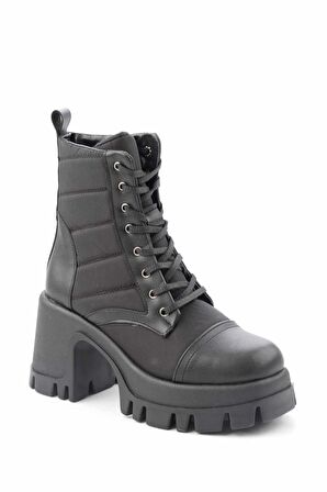 Bambi Siyah Parasüt  Kadın Bot & Bootie K02140020467