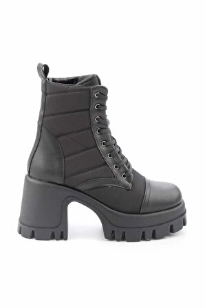 Bambi Siyah Parasüt  Kadın Bot & Bootie K02140020467