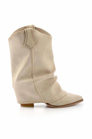 Mat Bej  Kadın Bot & Bootie K02140202309