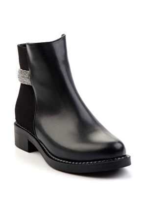 Siyah Siyah Süet  Kadın Bot & Bootie K02156201209