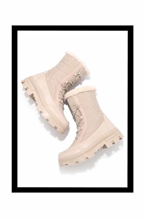 Bej Paraşüt  Kadın Bot & Bootie K02179144767