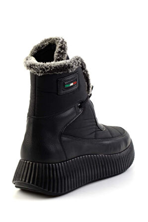 Mat Siyah Paraşüt  Kadın Bot & Bootie K02179200267