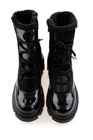 Parlak Siyah  Kadın Bot & Bootie K02179744167