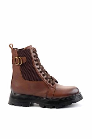 Taba Hakiki Deri Kadın Bot & Bootie K02180034003