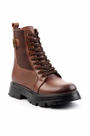Taba Hakiki Deri Kadın Bot & Bootie K02180034003