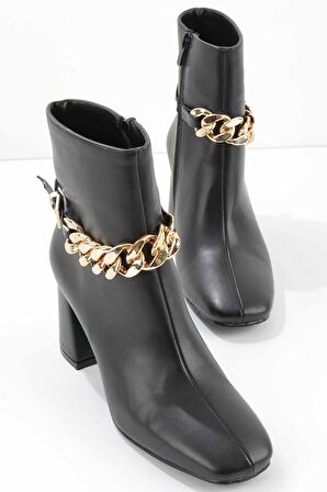 Bambi Siyah  Kadın Bot & Bootie K02189040509