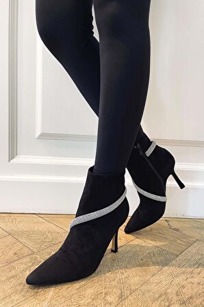 Siyah Süet   Kadın Bot & Bootie K02189572602