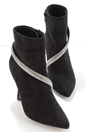Siyah Süet   Kadın Bot & Bootie K02189572602