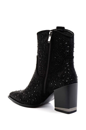 Siyah Süet   Kadın Bot & Bootie K02185132102