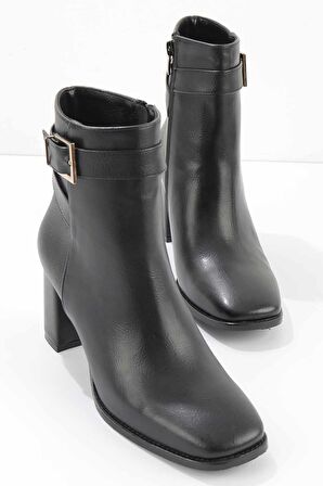 Bambi Siyah Kirisik  Kadın Bot & Bootie K02189090509