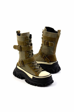 Haki  Kadın Bot & Bootie K02185039718