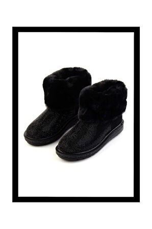 Siyah Süet   Kadın Bot & Bootie K02192186002