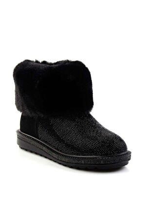 Siyah Süet   Kadın Bot & Bootie K02192186002
