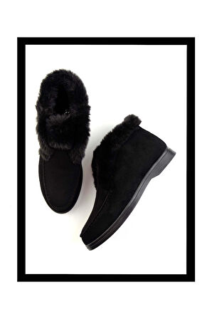 Siyah Süet   Kadın Bot & Bootie K02192186502