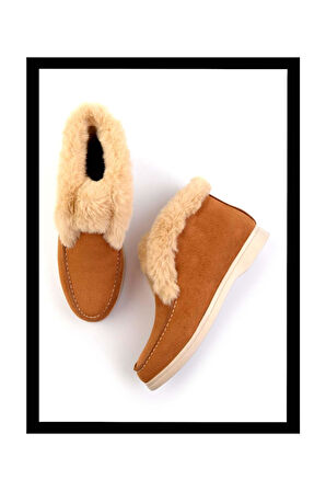 Taba Süet  Kadın Bot & Bootie K02192186502