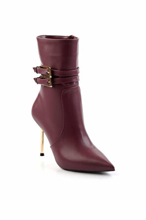 Bordo   Kadın Bot & Bootie K02209032509