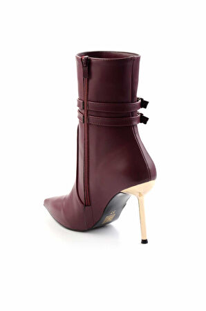 Bordo   Kadın Bot & Bootie K02209032509