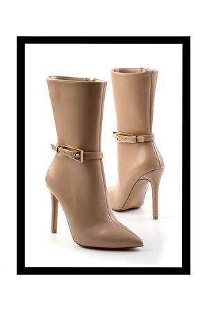 Bej  Kadın Bot & Bootie K02209029409