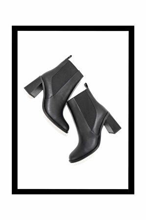 Siyah  Kadın Bot & Bootie K02209070509