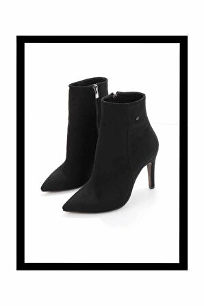 Siyah Süet  Kadın Bot & Bootie K02204500102
