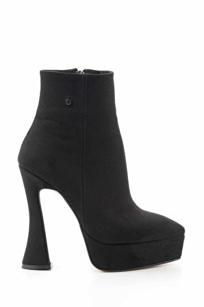 Siyah Süet  Kadın Bot & Bootie K02204500202