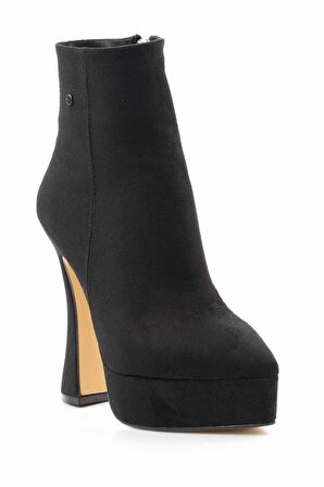 Siyah Süet  Kadın Bot & Bootie K02204500202