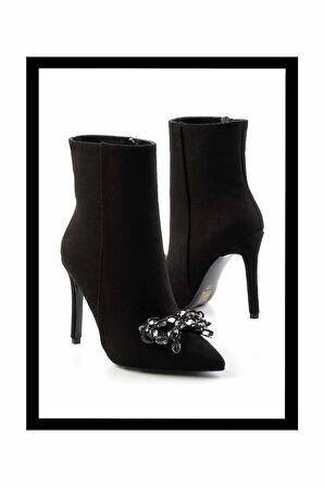 Siyah Süet   Kadın Bot & Bootie K02209030002