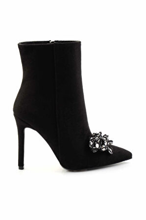 Siyah Süet   Kadın Bot & Bootie K02209030002