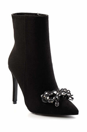 Siyah Süet   Kadın Bot & Bootie K02209030002
