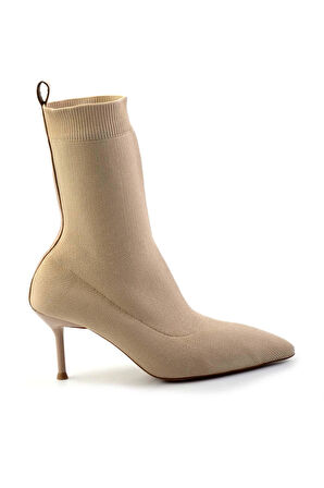 Bej Triko  Kadın Bot & Bootie K02209033082